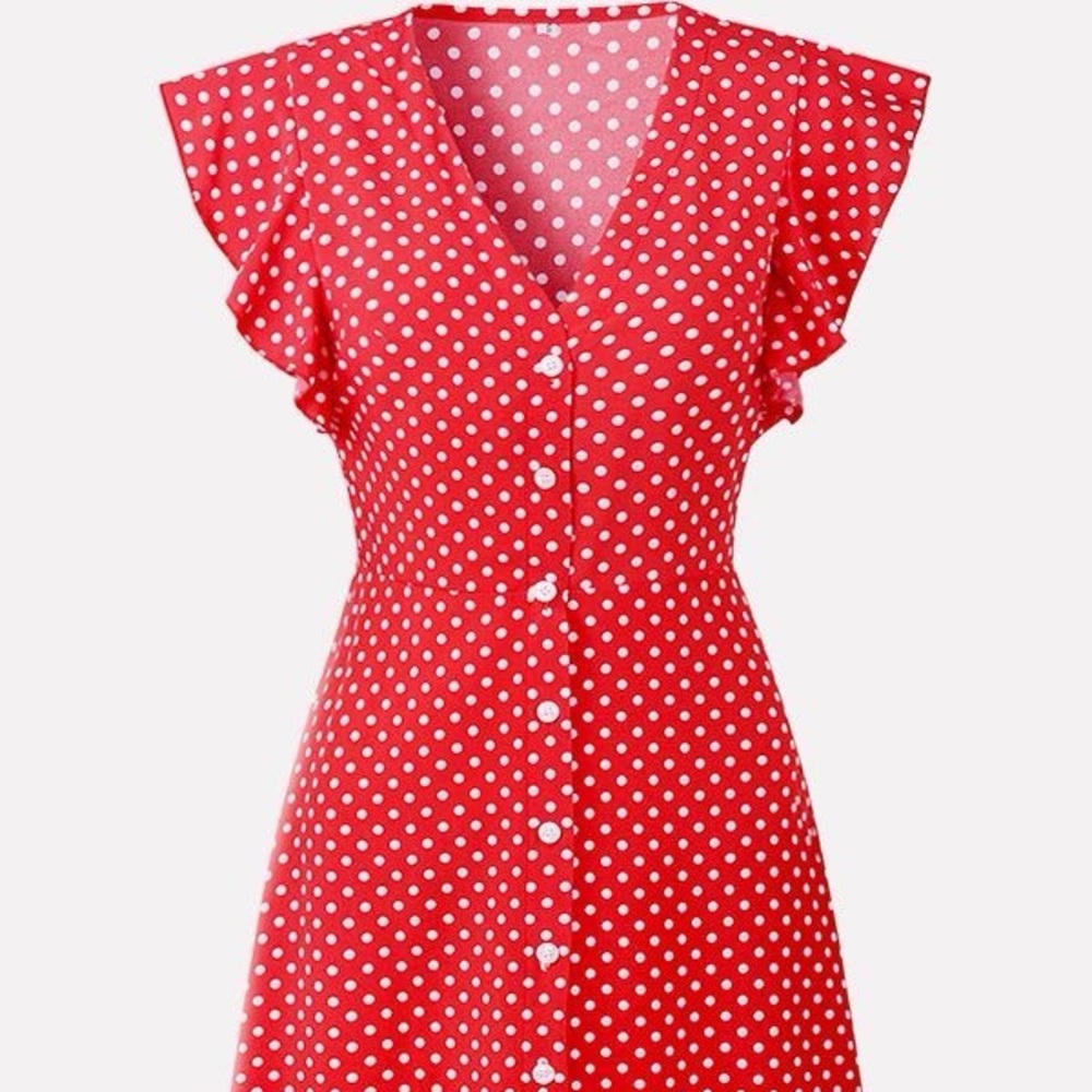 Retro red dress!